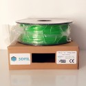 Bobine 1kg PETG Vert Transparent - 1.75mm