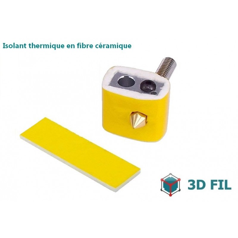 Coton isolant thermique pour bloc de chauffe - Imprimante 3D - 3DFIL