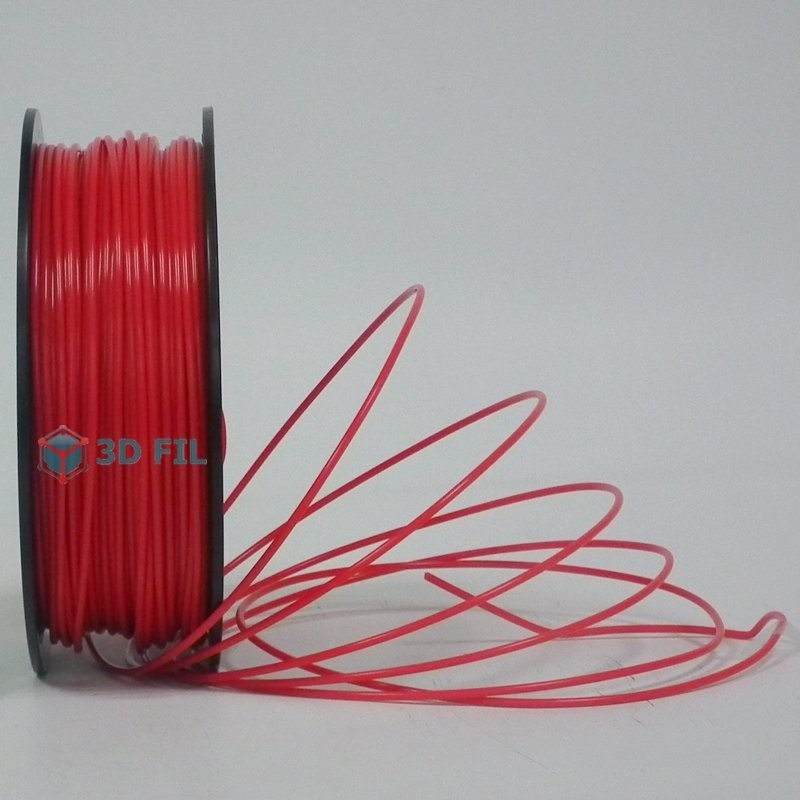 Bobine 500g Flexible Rouge - 1,75mm - 3DFIL - Fil 3D premium pas cher