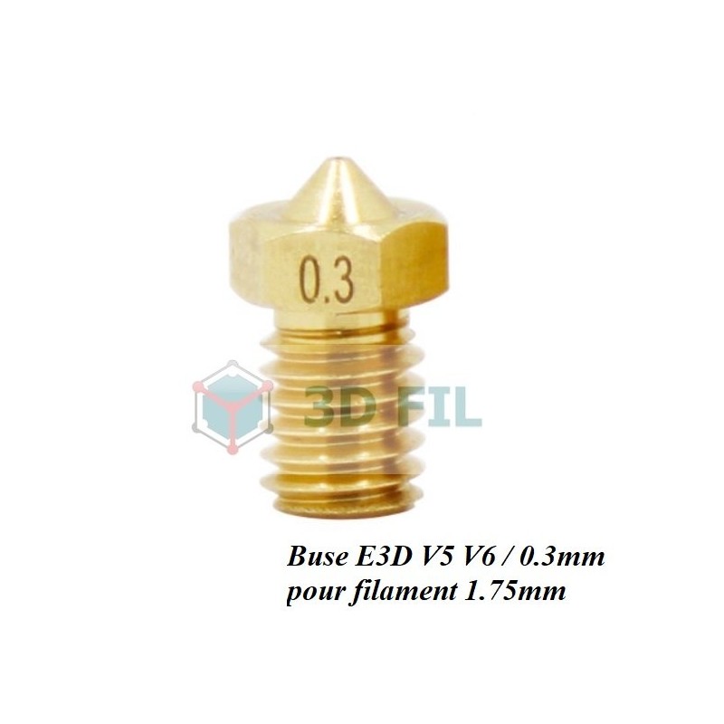 Buse laiton 0.3mm / E3D V5 V6