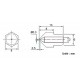 Buse laiton MK7 / MK8 0.4mm / filament 1.75mm / Envoi sous 24H / 3DFIL