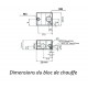 Bloc de chauffe pour tête E3D V6 / Vis M6