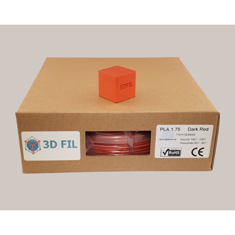 Bobine 1kg PLA Rouge Orangé