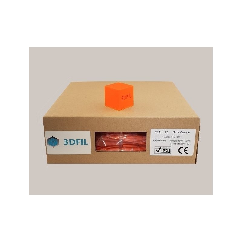 Bobine 1kg PLA Orange foncé - 1.75mm